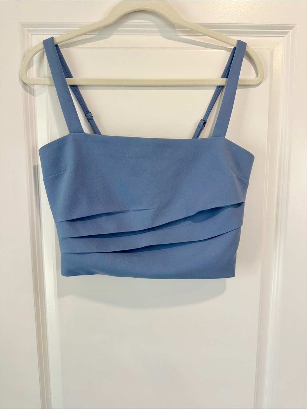 Abercrombie & Fitch Light Blue Crop Top